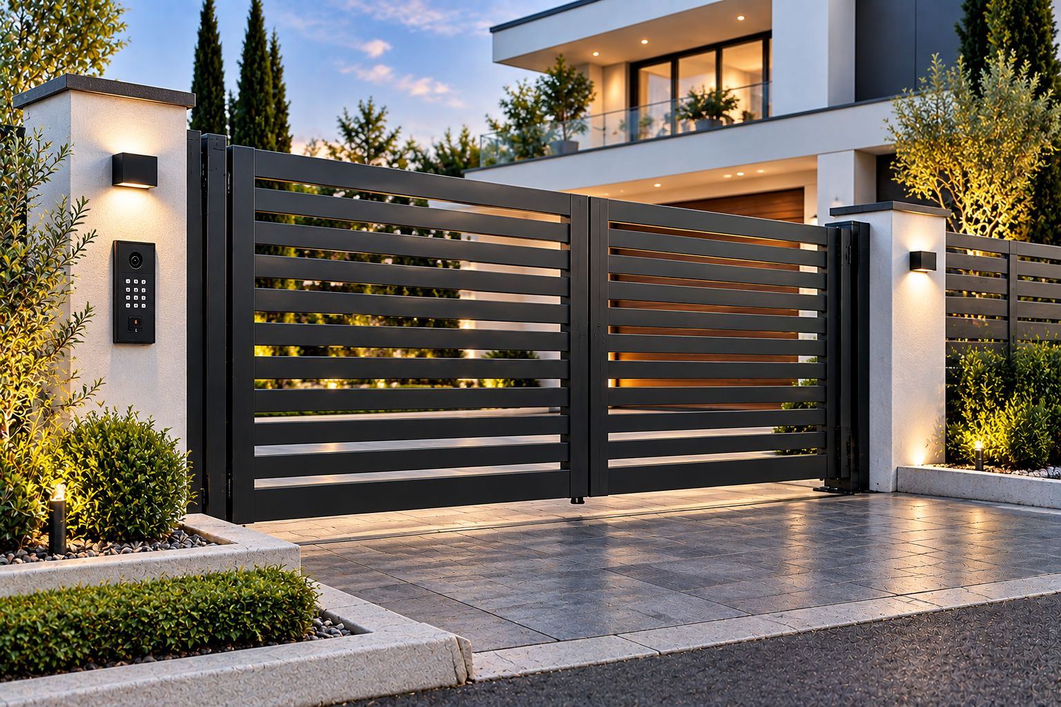 Aluminum gates