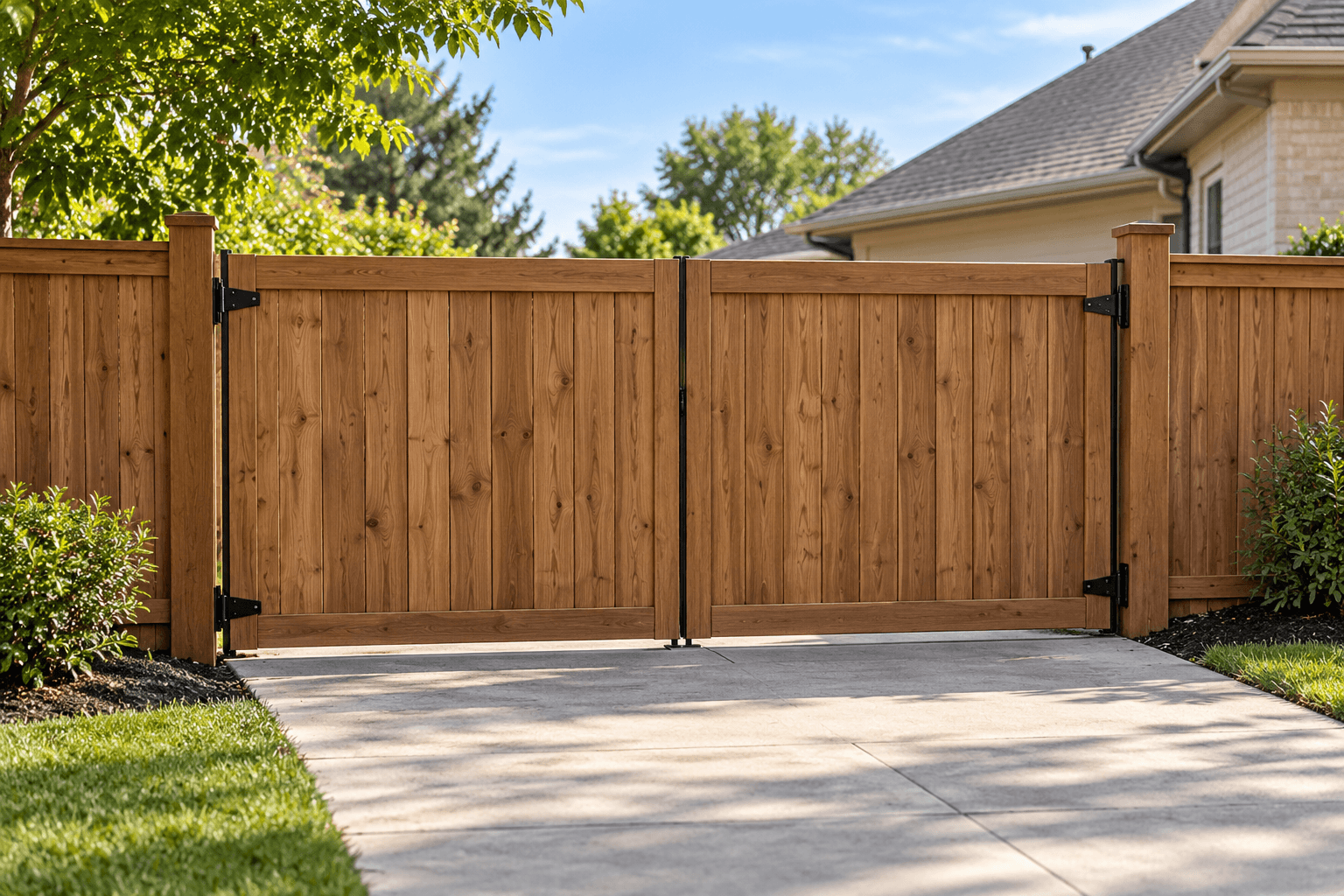 Wood and privacy gates