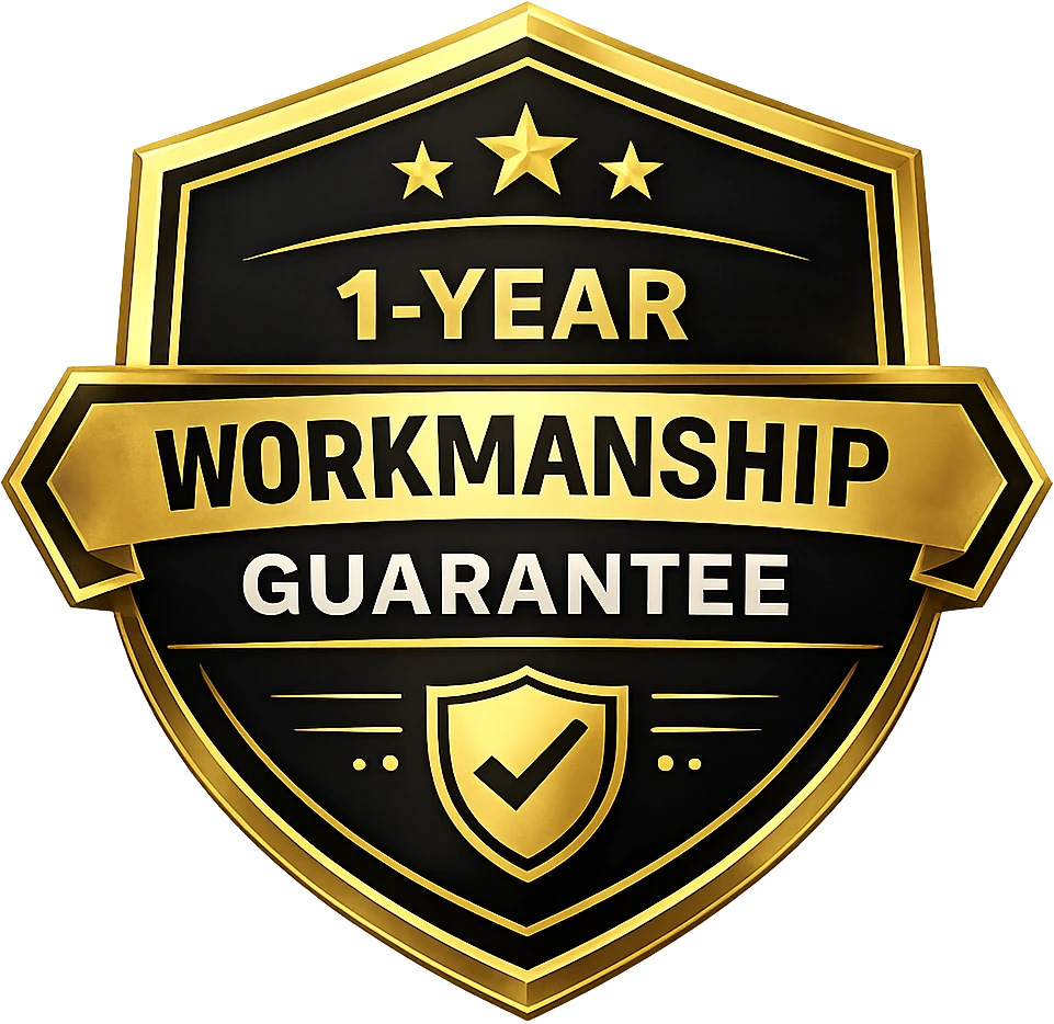 1-Year Workmanship Guarantee Badge